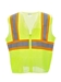#635 Lime Safety Vest - 8635RHVLMEDL2