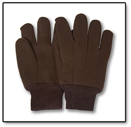 #844-846 Insulated Brown Jersey Gloves (Dozen) 844, 845, 846